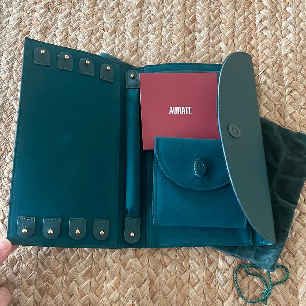 Brand New Aurate Jewelry Bag